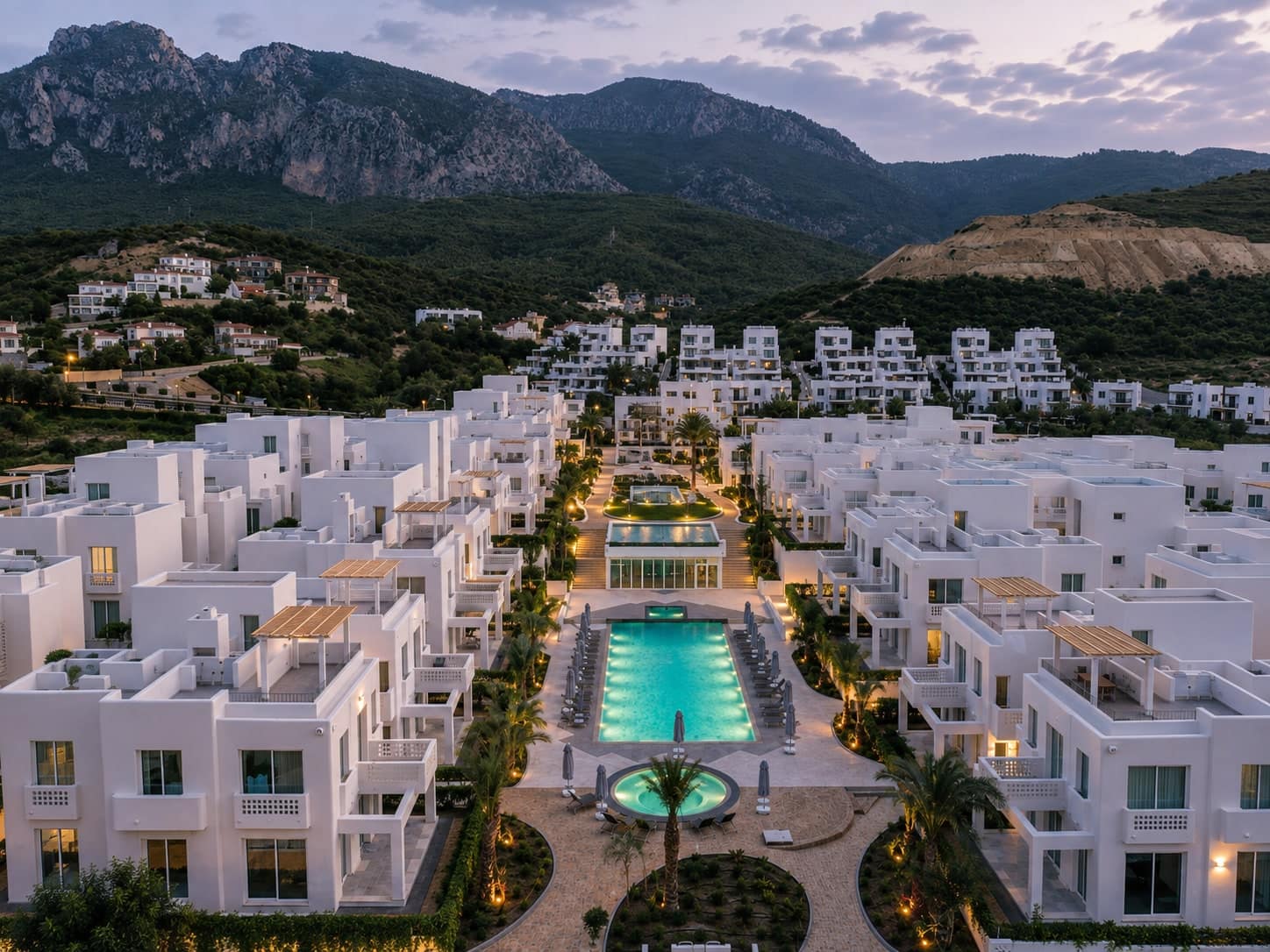 Girne Alsancak Terra’da Özel Bahçeli, Full Eşyalı 1+1 Satılık Daire — Alsancak, Girne