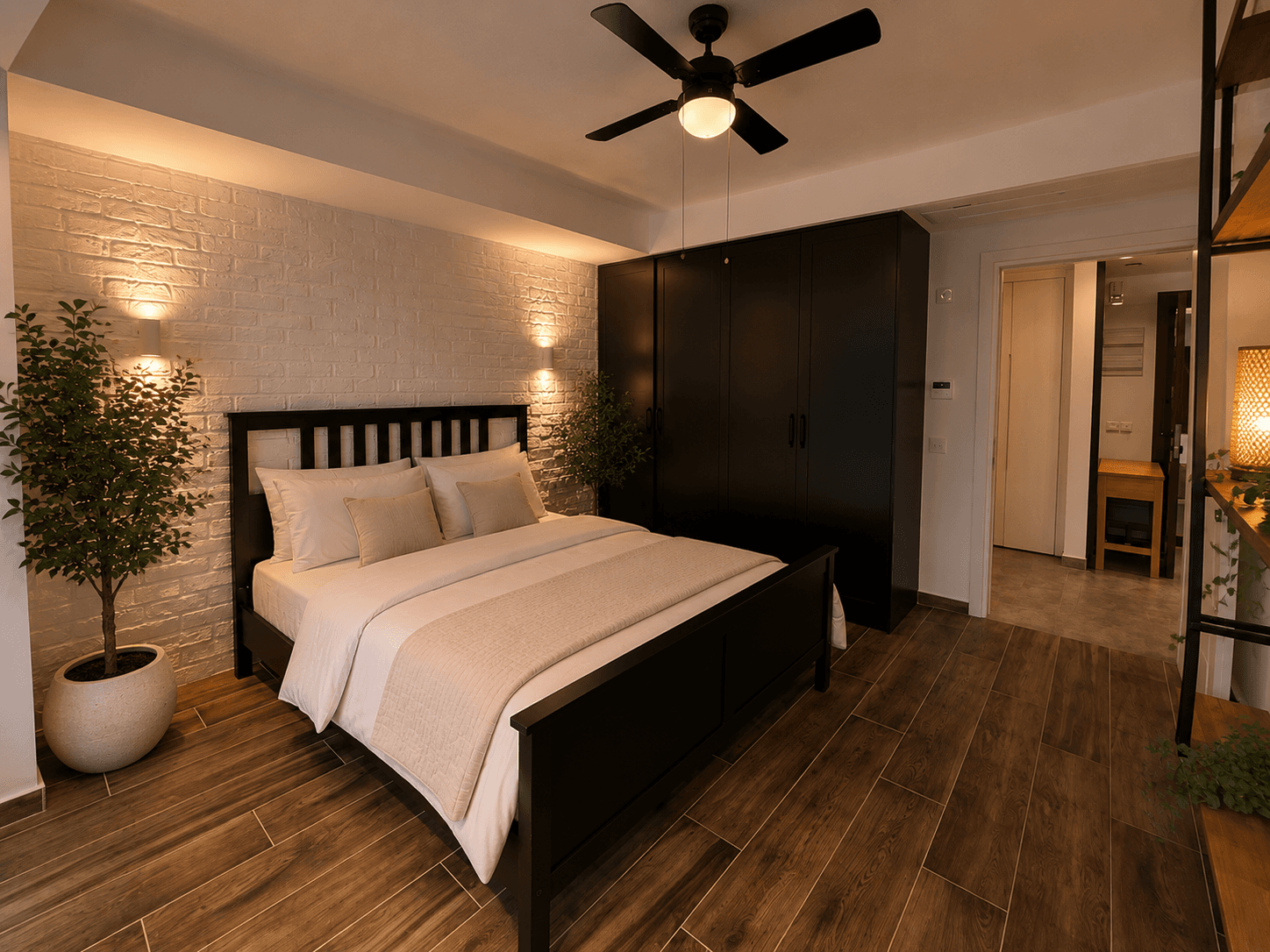 GİRNE MERKEZ THE V RESIDENCE'DA SATILIK 1+1 REZİDANS DAİRESİ — fotoğraf 1/15