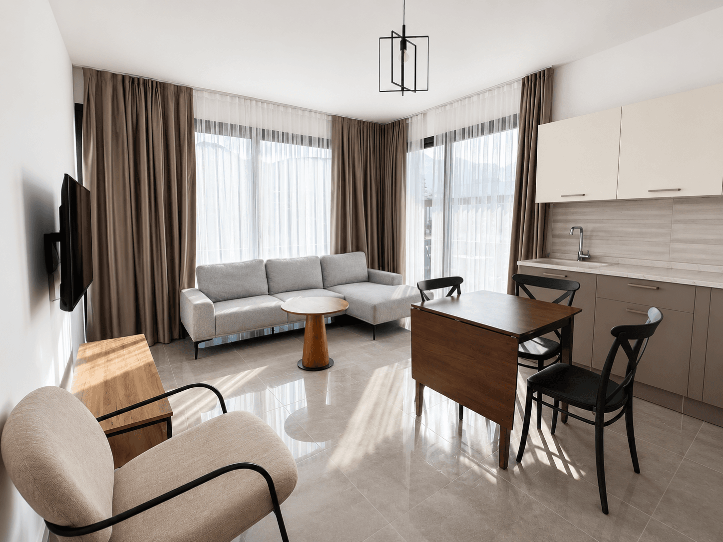 Girne Merkezde 1+1 Günlük Kiralık Daireler — Girne Merkez, Girne
