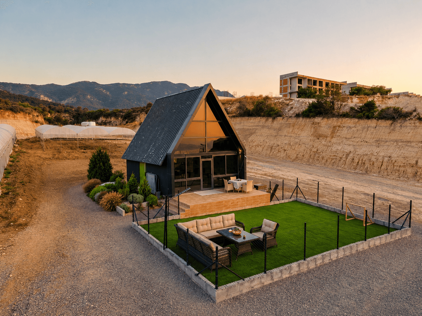 Girne Esentepe’de Denize Sıfır, Özel Bahçeli Lüks Tiny House Deneyimi! — Esentepe, Girne